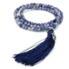 Sodalite Third Eye Chakra Mala Necklace