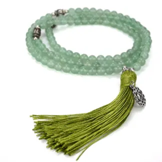 Aventurine Heart Chakra Mala Necklace