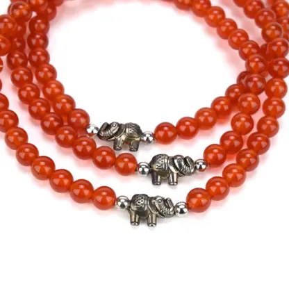Carnelian Root Chakra Mala Necklace