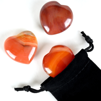 Carnelian Crystal Heart
