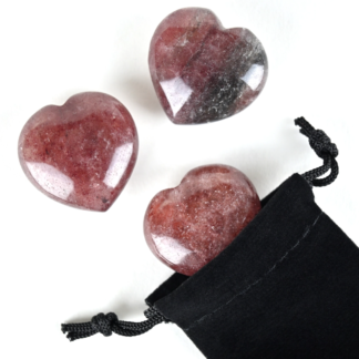 Strawberry Quartz Crystal Heart