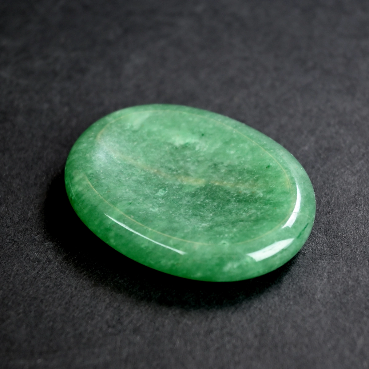 Green Jade Worry Stone