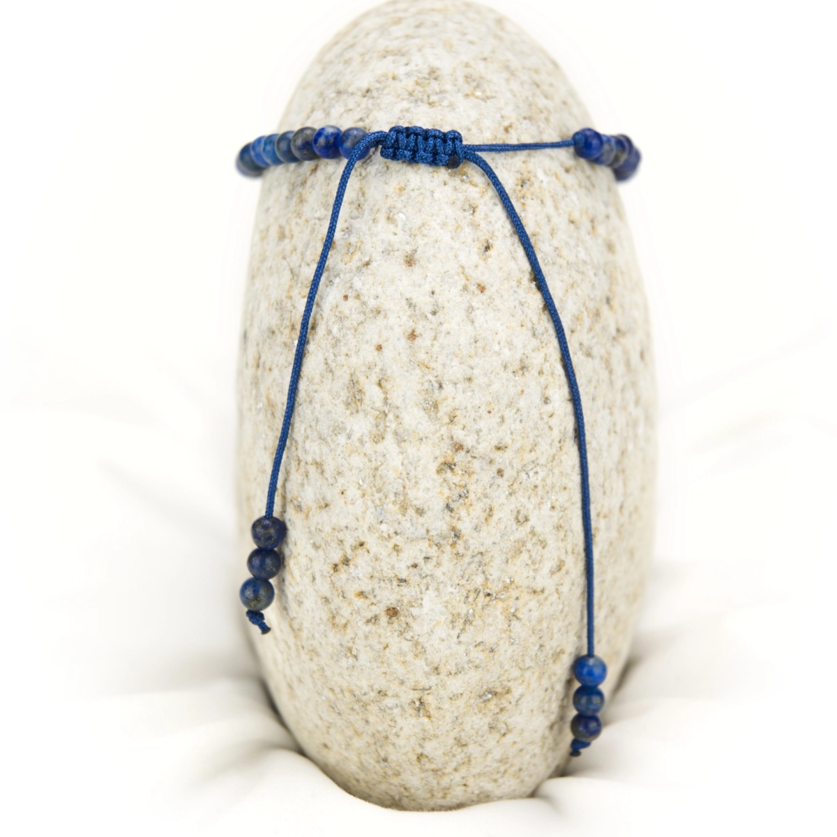 Lapis Lazuli Bead Anklet (4mm)