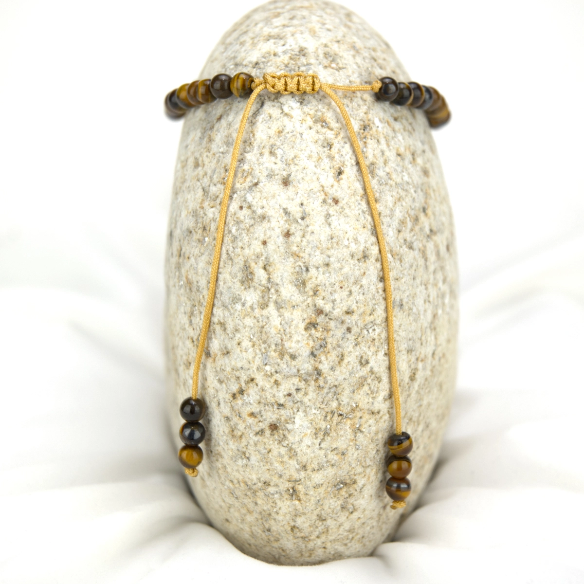 Tiger’s Eye Bead Anklet (4mm)