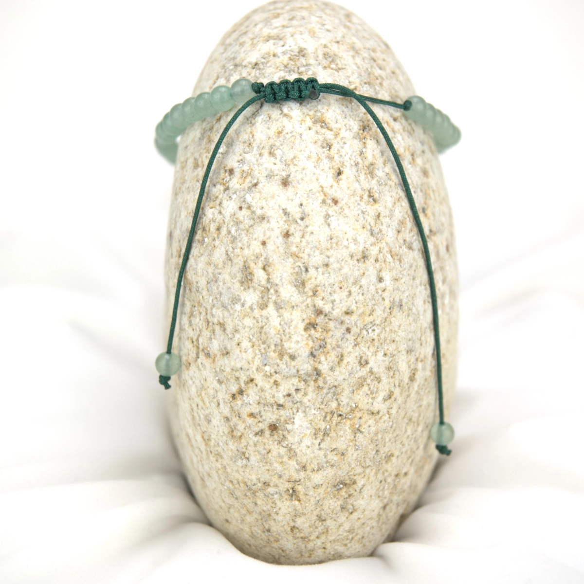 Green Aventurine Bead Anklet (4mm)