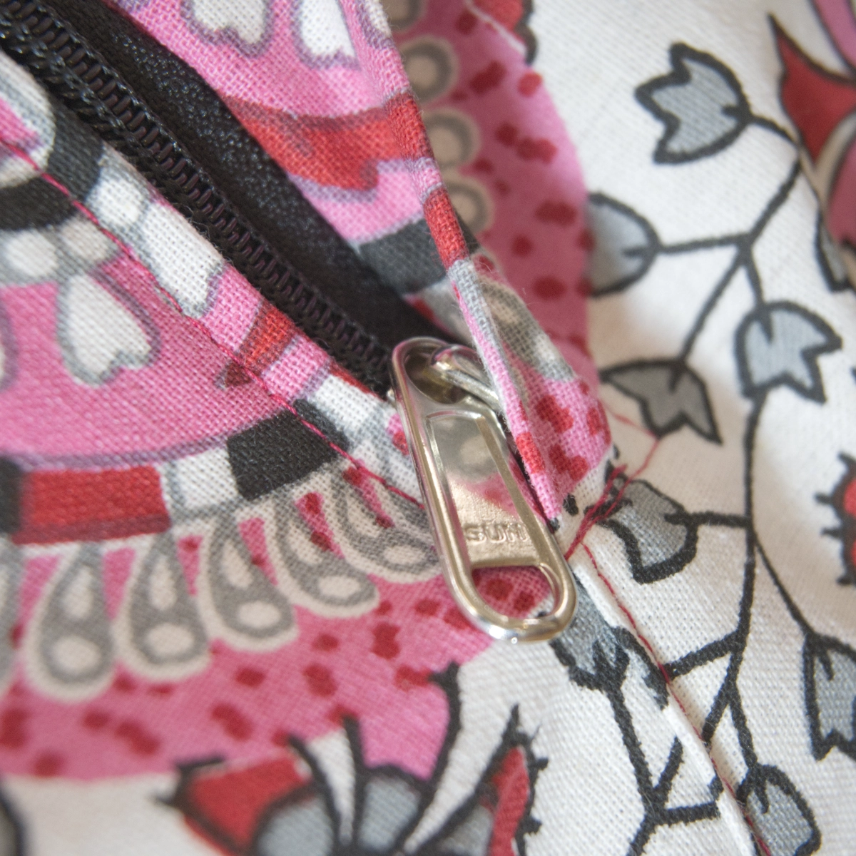 Round Mandala Pom Pom Floor Cushion Cover – Pink