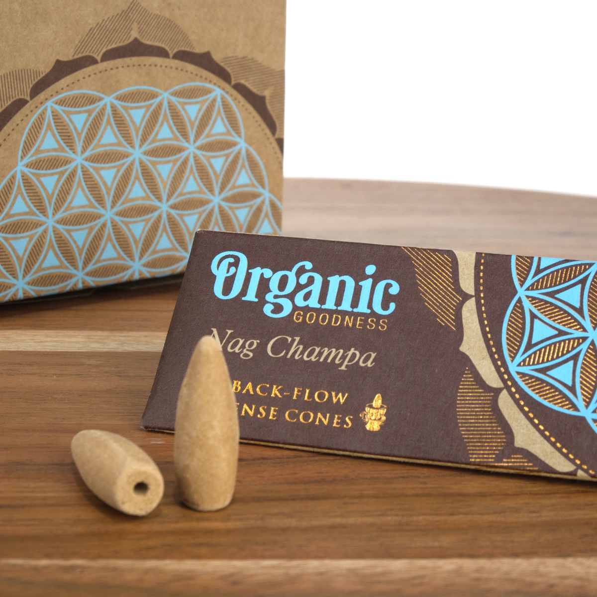 Song of India Organic Nag Champa Backflow Incense Cones