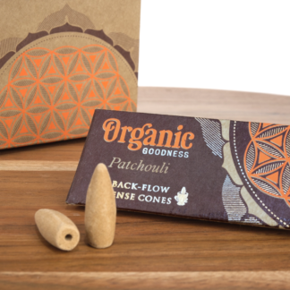 Organic Patchouli Backflow Incense Cones
