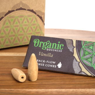 Song of India Organic Vanilla Backflow Incense Cones