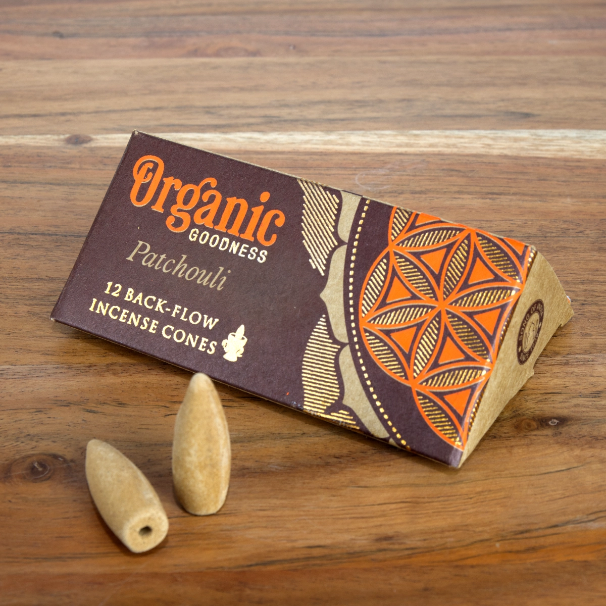 Organic Patchouli Backflow Incense Cones
