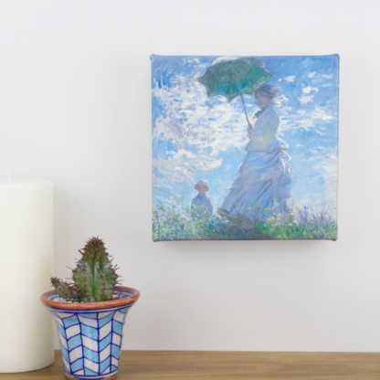 6” Art Canvas- Woman with a Parasol by Claude Monet