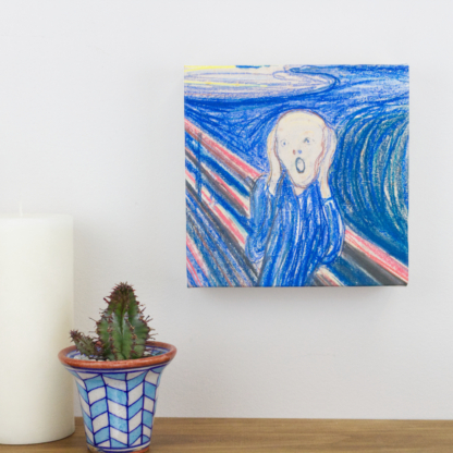 6” Art Canvas- The Scream (1985) by Edvard Munch