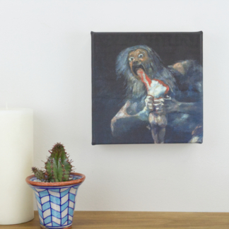 6” Art Canvas- Saturn Devouring His Son by Francisco Goya