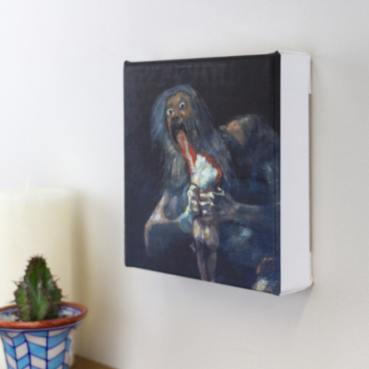 6” Art Canvas- Saturn Devouring His Son by Francisco Goya