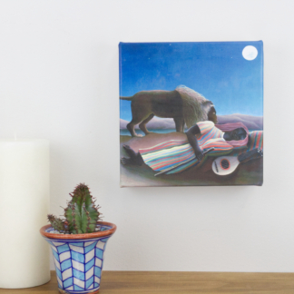 6” Art Canvas- The Sleeping Gypsy by Henri Rousseau