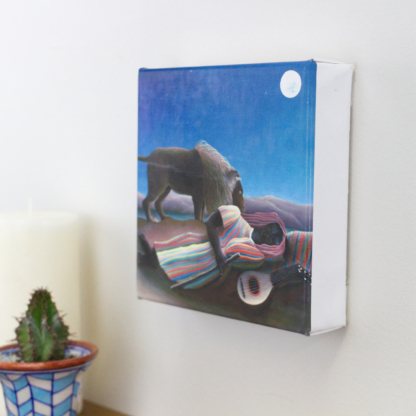 6” Art Canvas- The Sleeping Gypsy by Henri Rousseau