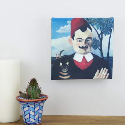 6” Art Canvas- Portrait of Monsieur X (Pierre Loti) by Henri Rousseau