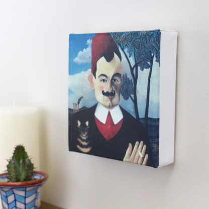 6” Art Canvas- Portrait of Monsieur X (Pierre Loti) by Henri Rousseau