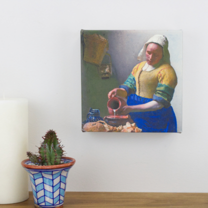 6” Art Canvas- The Milkmaid by Johannes Vermeer