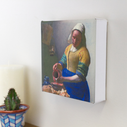 6” Art Canvas- The Milkmaid by Johannes Vermeer