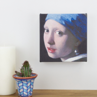 6” Art Canvas- Girl with a Pearl Earring by Johannes Vermeer