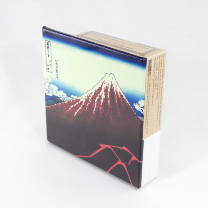 6” Art Canvas- Rainstorm Beneath the Summit (Black Fuji) by Katsushika Hokusai