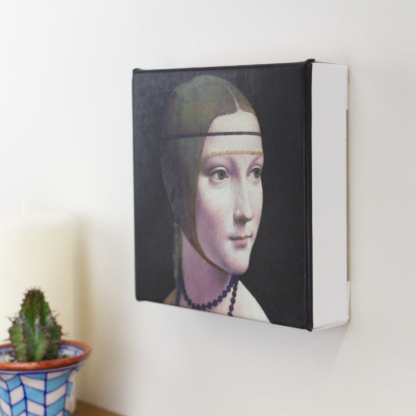 6” Art Canvas- The Lady with an Ermine by Leonardo da Vinci