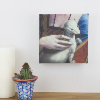 6” Art Canvas- The Lady with an Ermine by Leonardo da Vinci