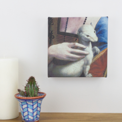 6” Art Canvas- The Lady with an Ermine by Leonardo da Vinci