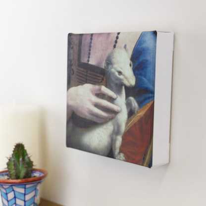 6” Art Canvas- The Lady with an Ermine by Leonardo da Vinci