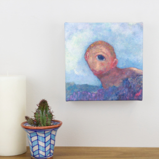 6” Art Canvas- Cyclops by Odilon Redon