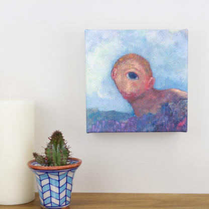 6” Art Canvas- Cyclops by Odilon Redon