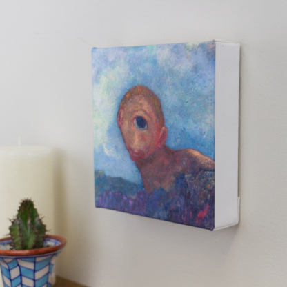 6” Art Canvas- Cyclops by Odilon Redon