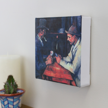 6” Art Canvas- The Card Players by Paul Cézanne