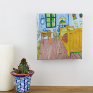 6” Art Canvas- Bedroom in Arles (1888 first version) by Vincent van Gogh