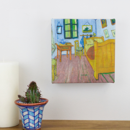 6” Art Canvas- Bedroom in Arles (1888 first version) by Vincent van Gogh