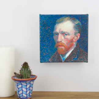 6” Art Canvas- Self Portrait (1887) by Vincent van Gogh