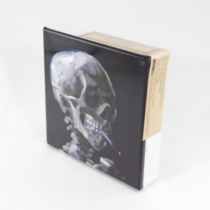 6” Art Canvas- Skull of a Skeleton with Burning Cigarette by Vincent van Gogh