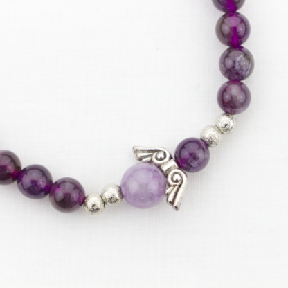 Amethyst gemstone bracelet