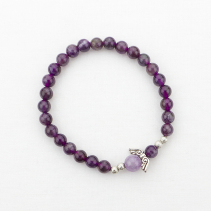 Amethyst gemstone bracelet