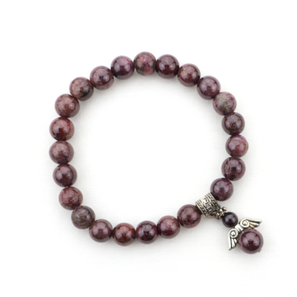 Garnet gemstone bracelet