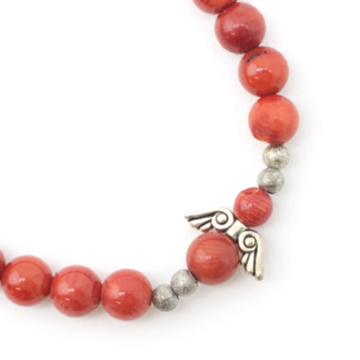 Red Coral Power Stone Bracelet