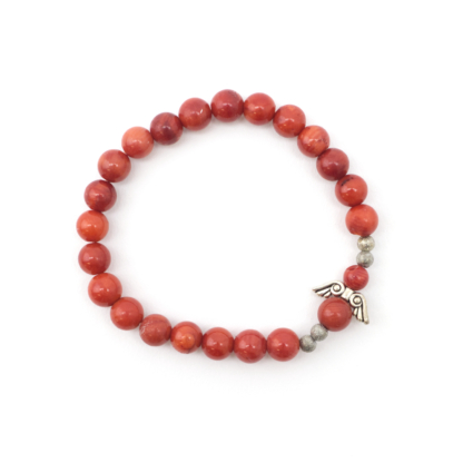 Red Coral Power Stone Bracelet