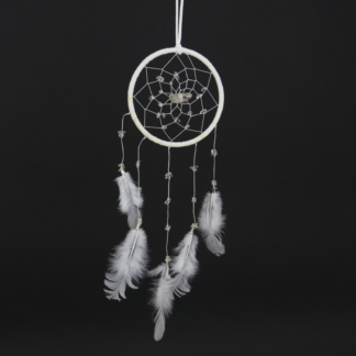 Dream Catcher Car Charm with Stones