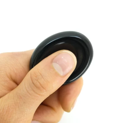 Black Onyx Worry Stone