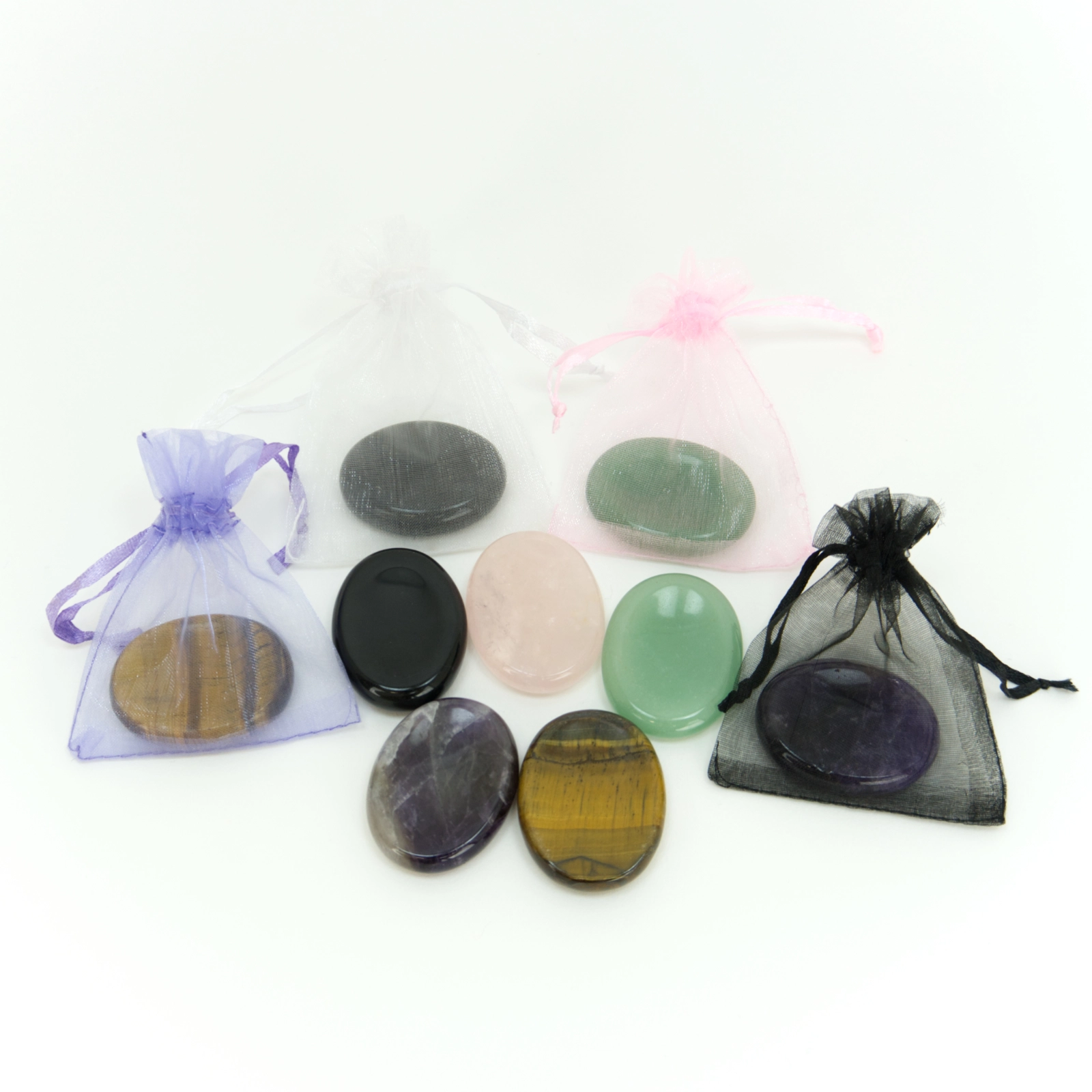 Obsidian Worry Stone - Happy Medium