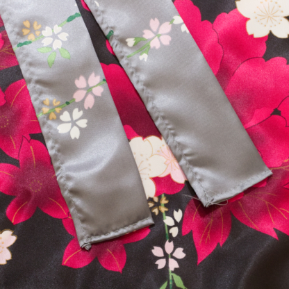 Botan Flower Kimono Robe Long