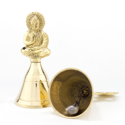 Brass Hand Bell Buddha