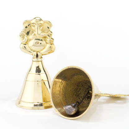 Brass Hand Bell Ganesh