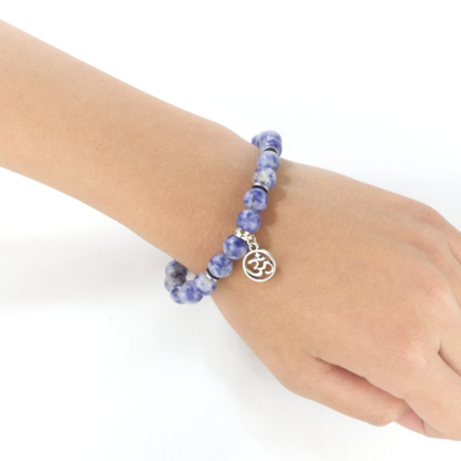 Sodalite gemstone bracelet